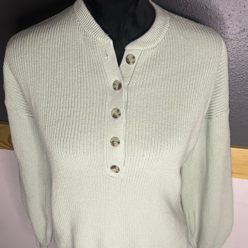Loft mint green sweater size medium - Picture 2 of 5